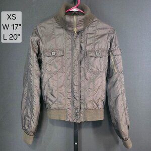 Vintage The Limited Bomber Jacket Womens XS Y2K Flight Utility Moto Gorpcore